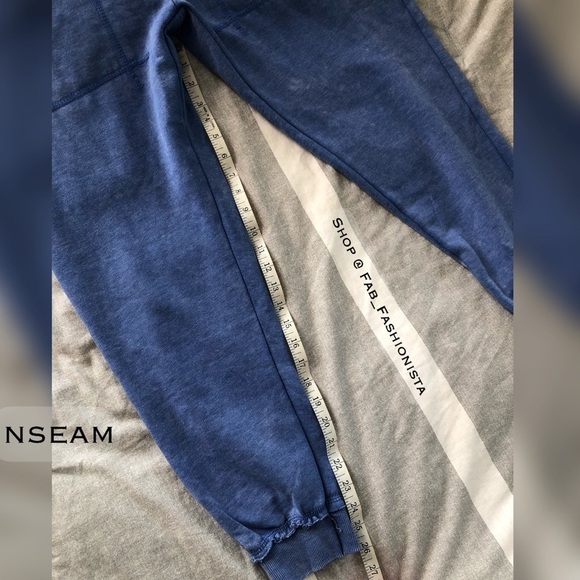 Fleece lined distressed vintage style jogger sweats - Picture 7 of 17